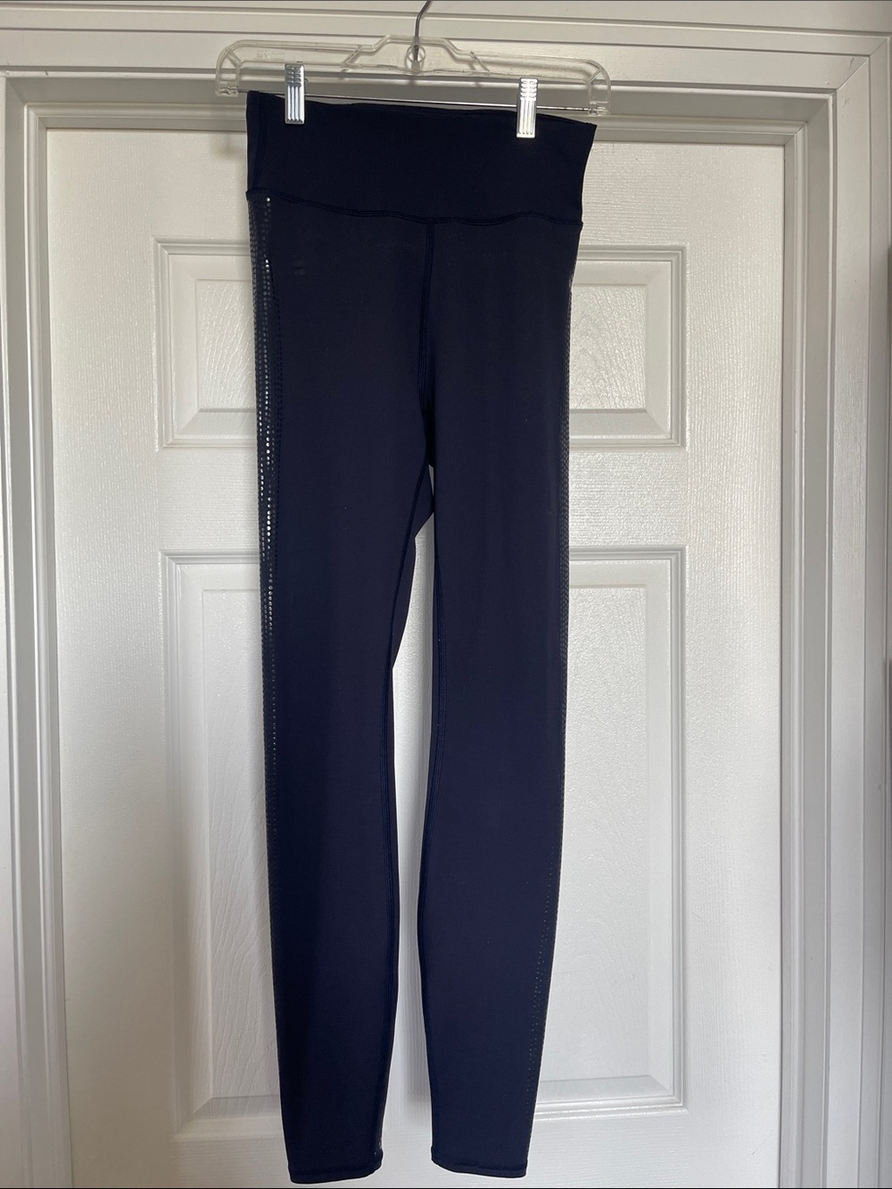 lululemon athletica Navy High-Rise Leggings with Reflective Dot Detail